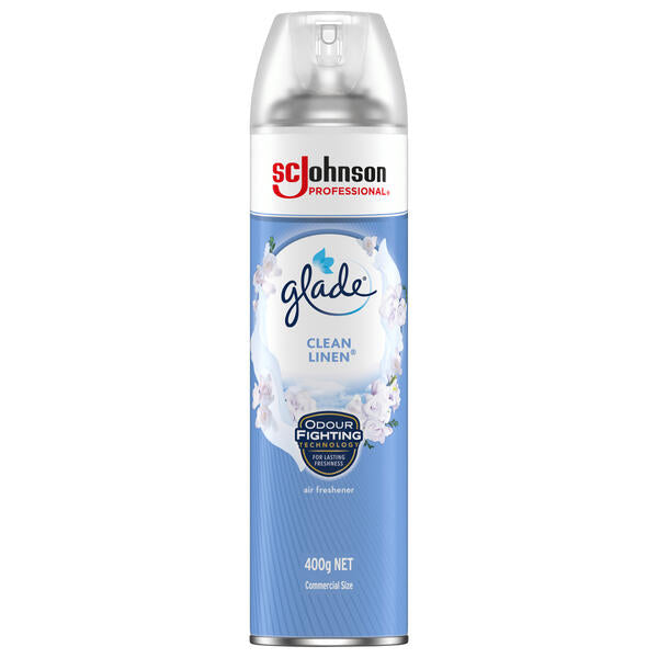GLADE CLEAN LINEN AEROSOL 400G