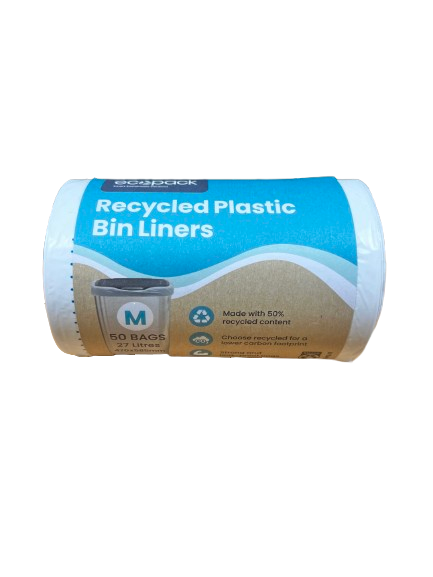 ECOPAK 27L RECYCLED PLASTIC BIN LINER