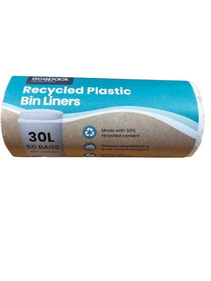 ECOPAK 30L RECYCLED PLASTIC BIN LINER