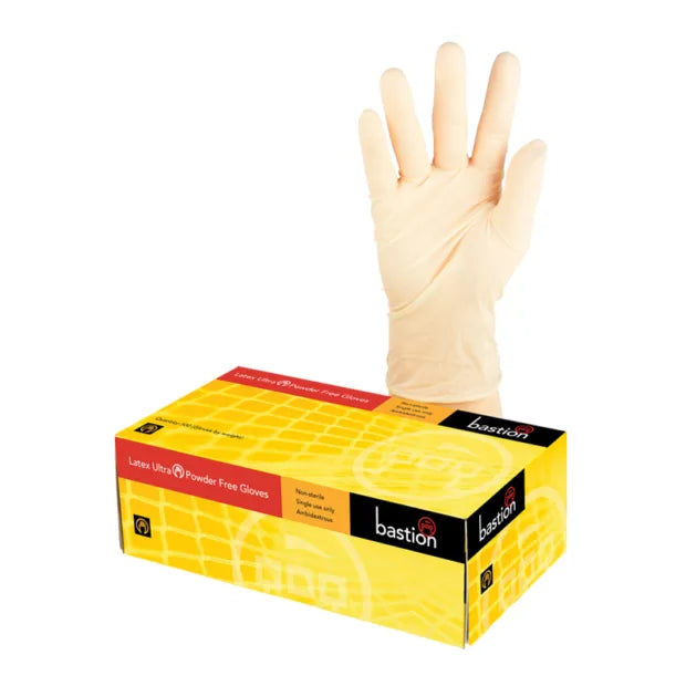 BASTION LATEX ULTRA GLOVES CARTON 10 X 100PK