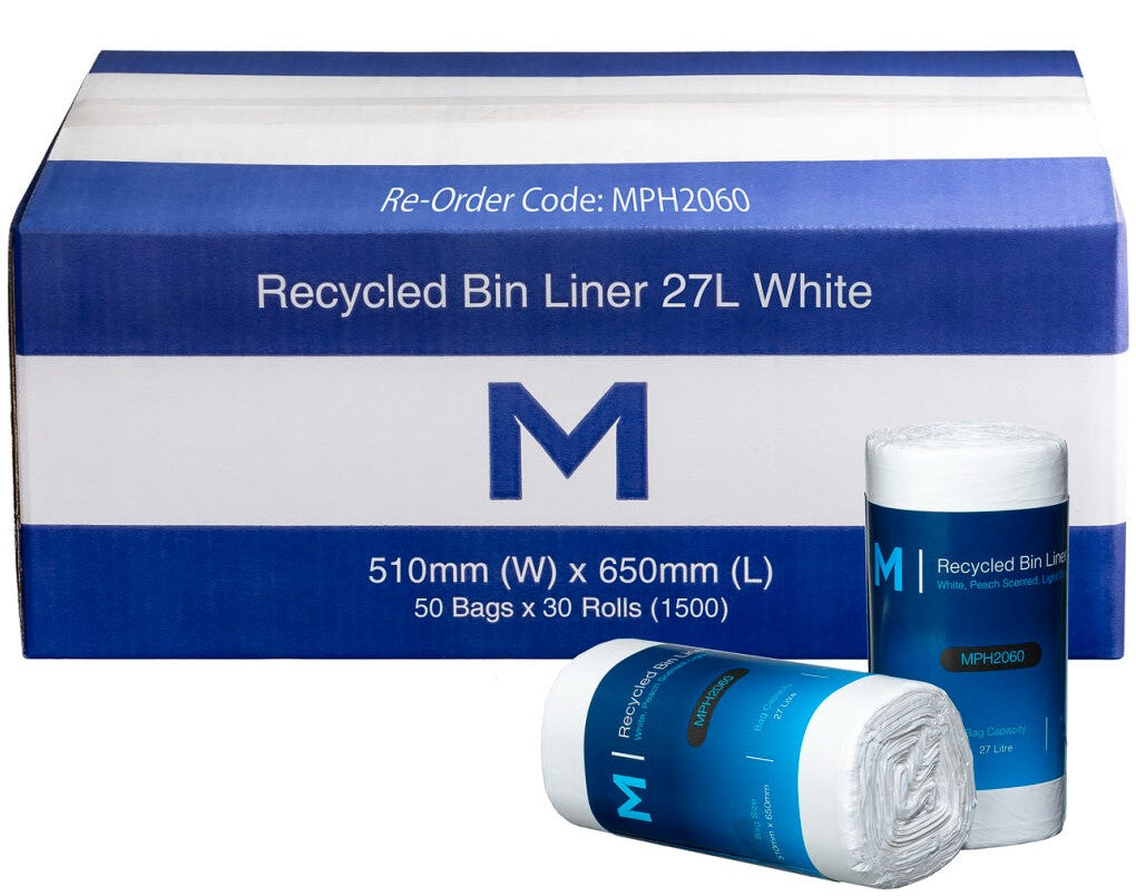 RECYCLED BIN LINERS | PEACH SCENTED 50PC