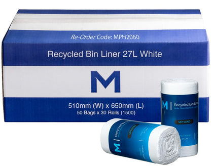RECYCLED BIN LINERS | PEACH SCENTED 50PC