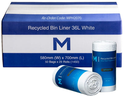 RECYCLED BIN LINERS | PEACH SCENTED 50PC
