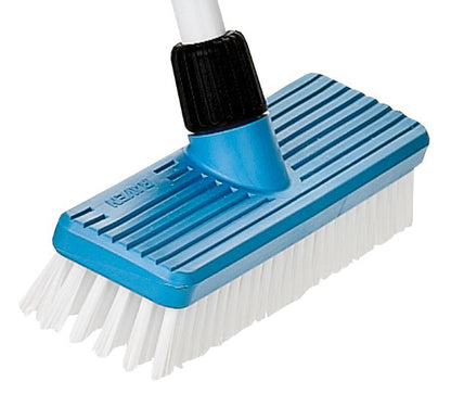 DECK SCRUBBING BROOM COMPLETE -BLUE