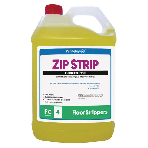 WHITELEY ZIP STRIP FLOOR STRIPPER 5L (CARTON 3PC)