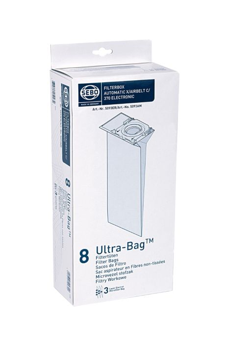 SEBO XP18 PAPER VACUUM BAGS | 8PC
