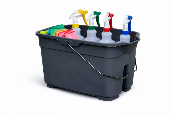 HEAVY DUTY GREY CADDY / DOUBLE BUCKET