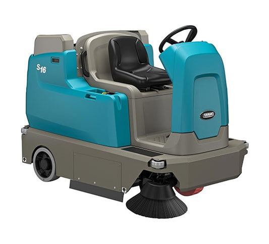 TENNANT S16 BATTERY RIDE ON SWEEPER