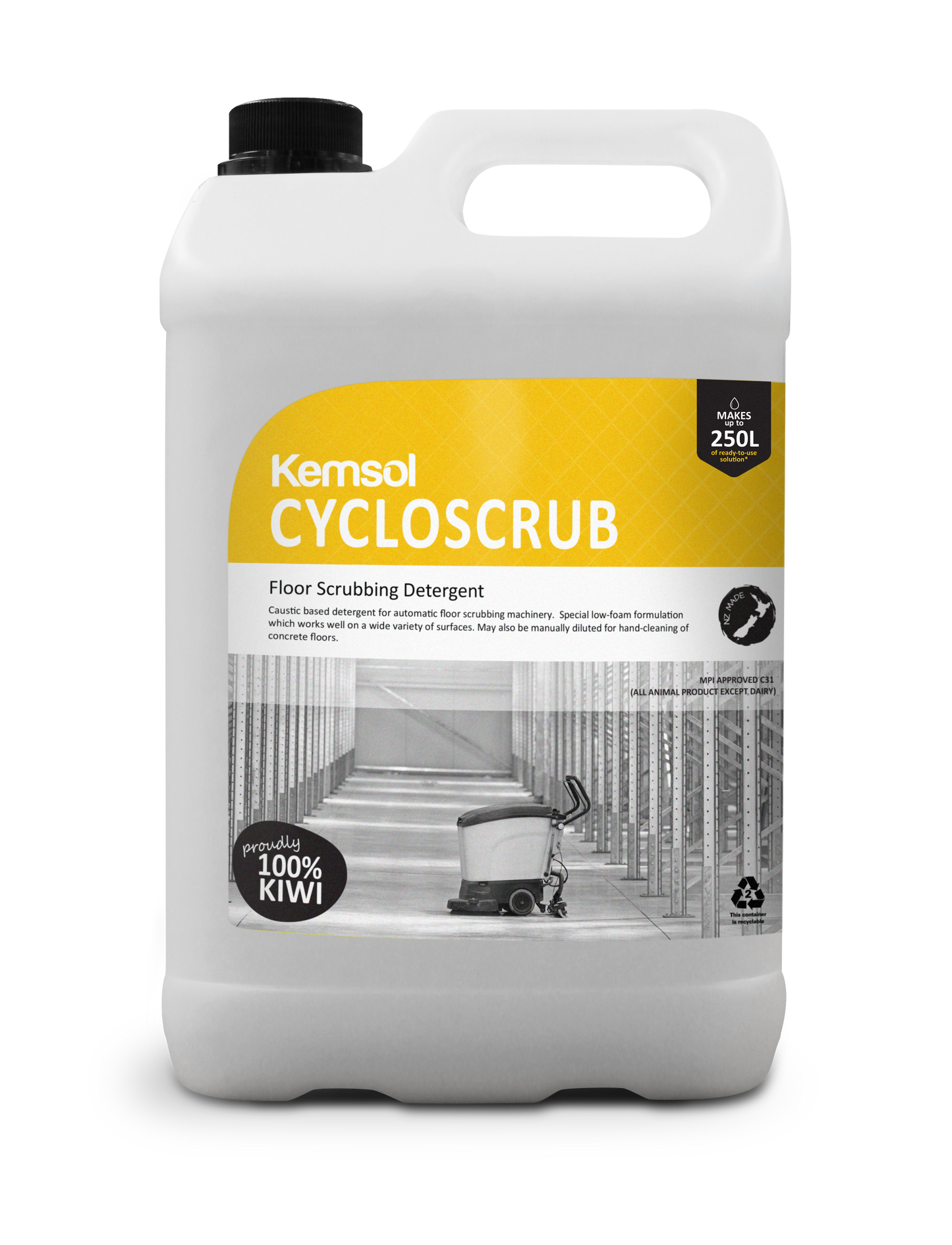 KEMSOL CYCLOSCRUB AUTOMATIC FLOOR SCRUBBING DETERGENT