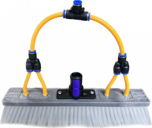 EVEREST NYLON DUPONT DUAL TRIM BRISTLE 12"/31cm 4 JET BRUSH