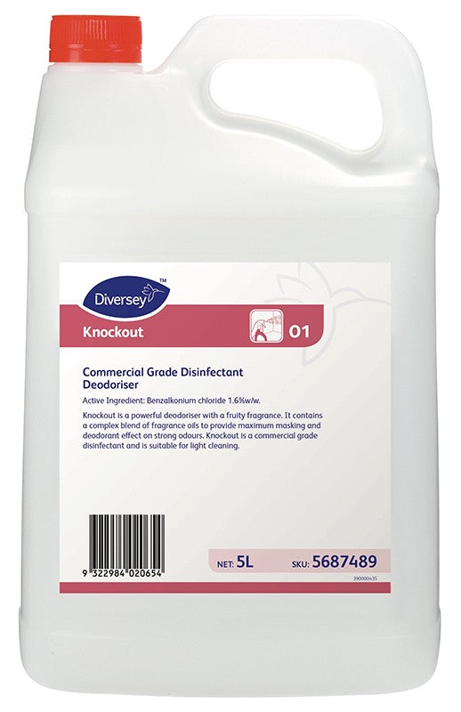 DIVERSEY KNOCKOUT DEODERISER/DISINFECTANT 5L