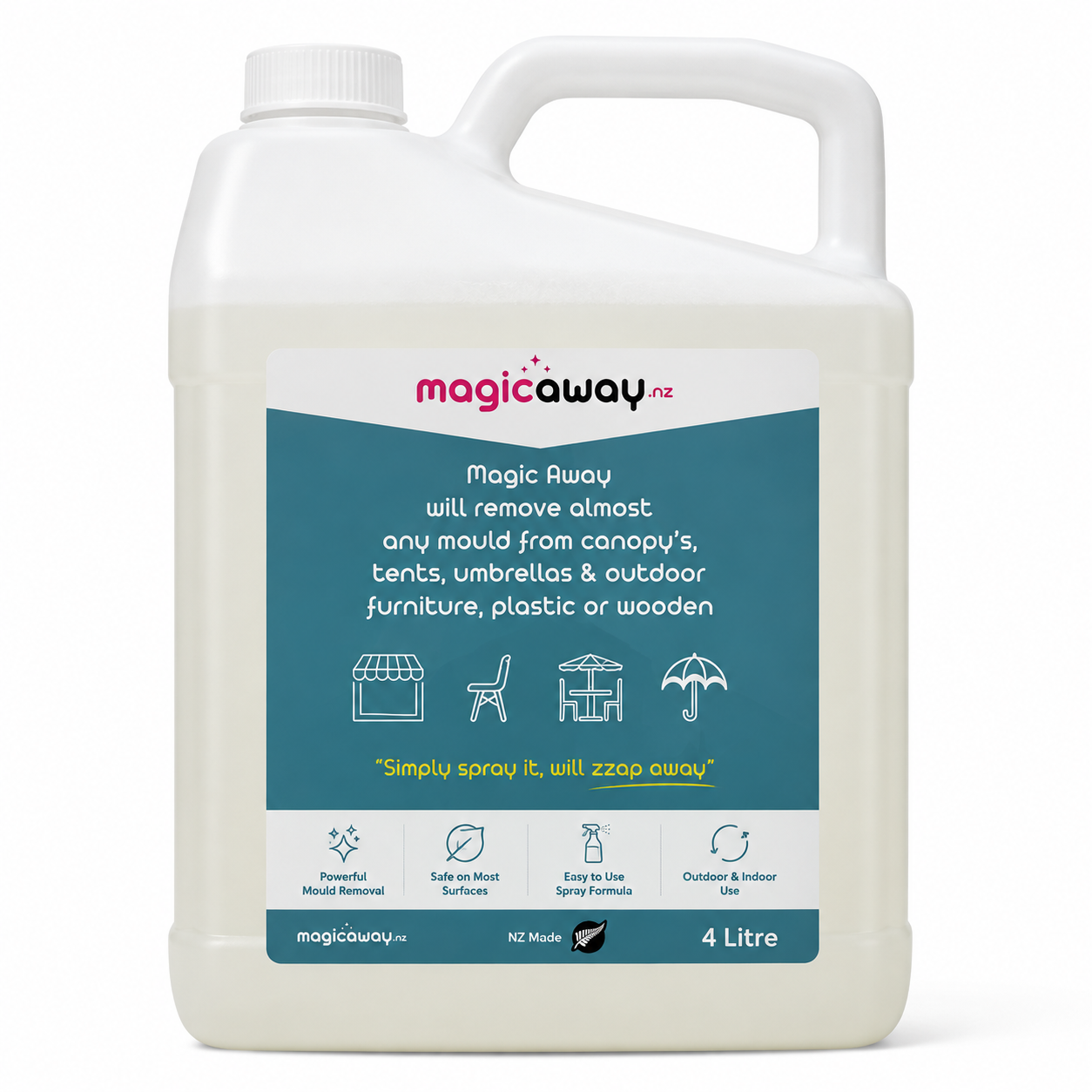 MAGIC AWAY OUTDOOR FURNITURE MOULD CLEANER