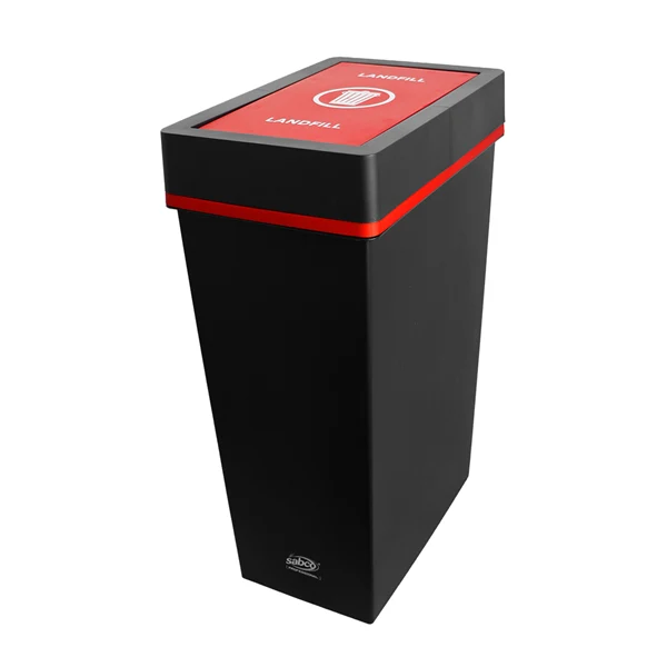 SABCO DELUXE RECYCLING STATION RUBBISH BINS 40L