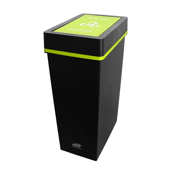 SABCO DELUXE RECYCLING STATION RUBBISH BINS 40L
