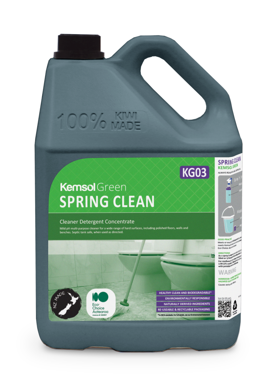 KEMSOL SPRING CLEAN CLEANER DETERGENT 5L