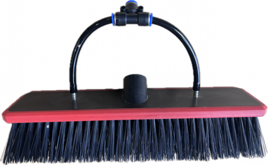 EVEREST BLACK NYLON DUAL TRIM BRISTLE WATERFED BRUSH 11"